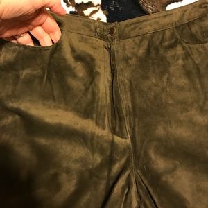 Carlisle suede pants